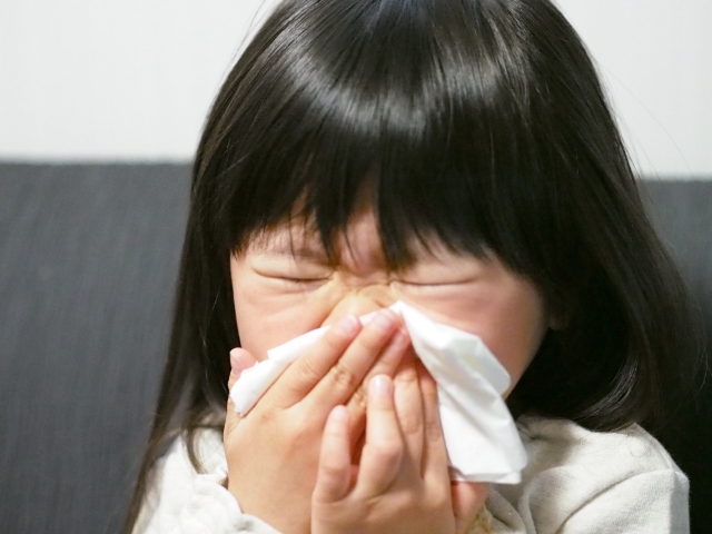 子供のアレルギー性鼻炎